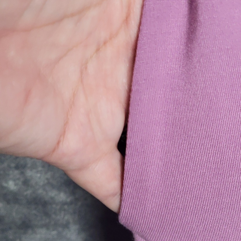 LOGO Lori Goldstein Purple Chiffon Trim Longline Duster Cardigan‎ M NWT Festival - Picture 10 of 13